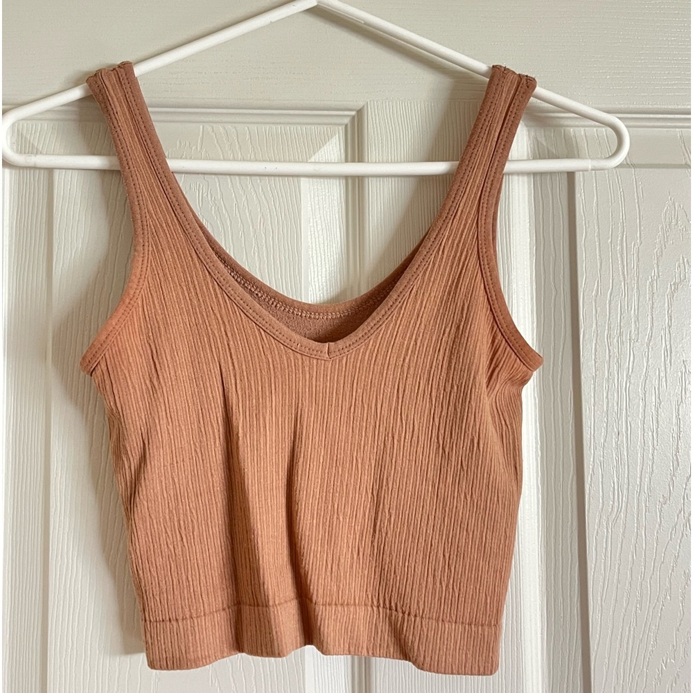 urban outfitters tan tank top!